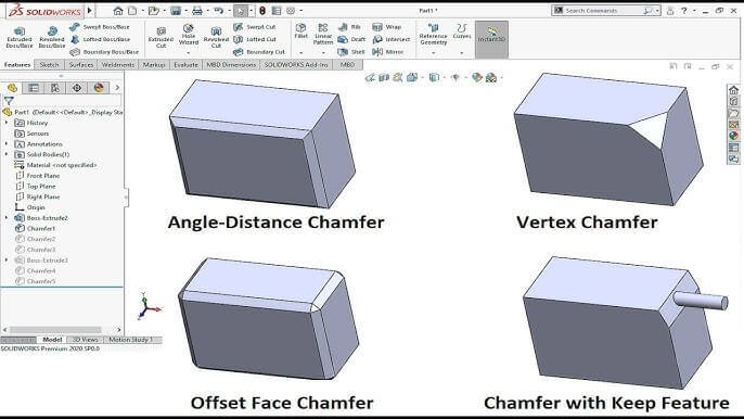 Some Variations (Types) of Chamfers