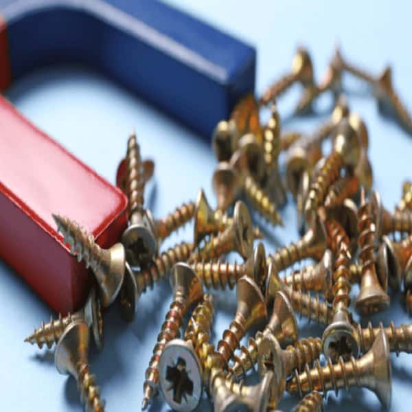 Magnet Attracts Brass Plated Steel