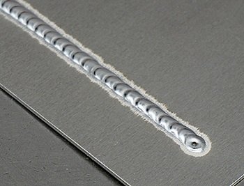 TIG Aluminum “stacked coin”