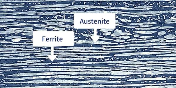 Duplex Steel with Austenite and Ferrite