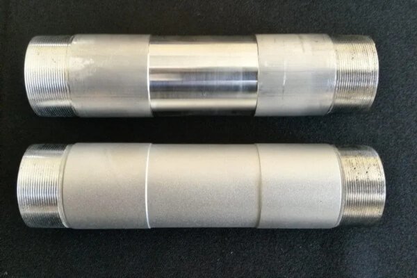 bead blasting aluminum parts